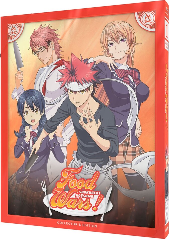 Food Wars! - Shokugeki no Soma - Season 1 Collector's Edition, Steelbook, 3 Blu-rays