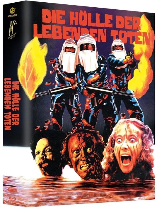 Die Hölle der lebenden Toten (1980) Cover C, Murdergram Edition, Limited Edition, Mediabook, 4K Ultra HD + Blu-ray