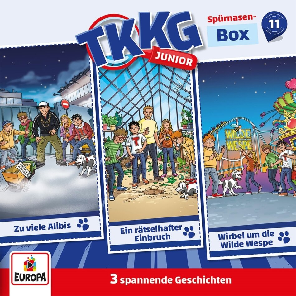 TKKG Junior - Spürnasen-Box 11 (Folgen 31,32,33) 3 CDs