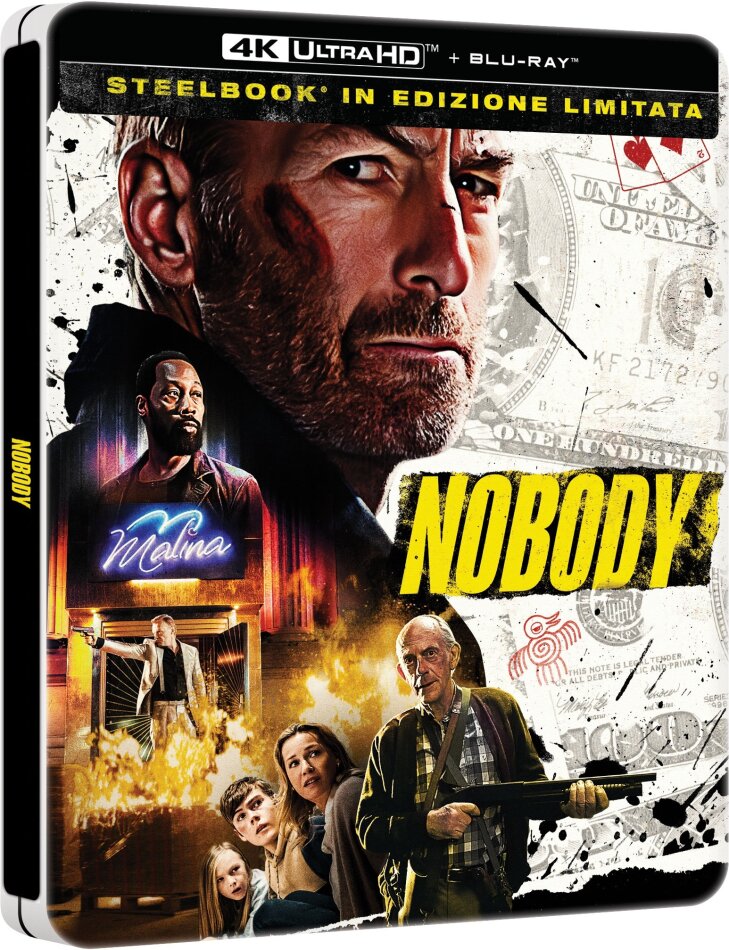 Io sono nessuno (2021) Limited Edition, Steelbook, 4K Ultra HD + Blu-ray