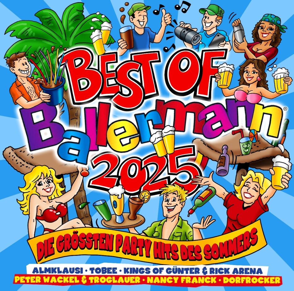Best Of Ballermann 2025 - Die Grössten Party Hits 2 CDs