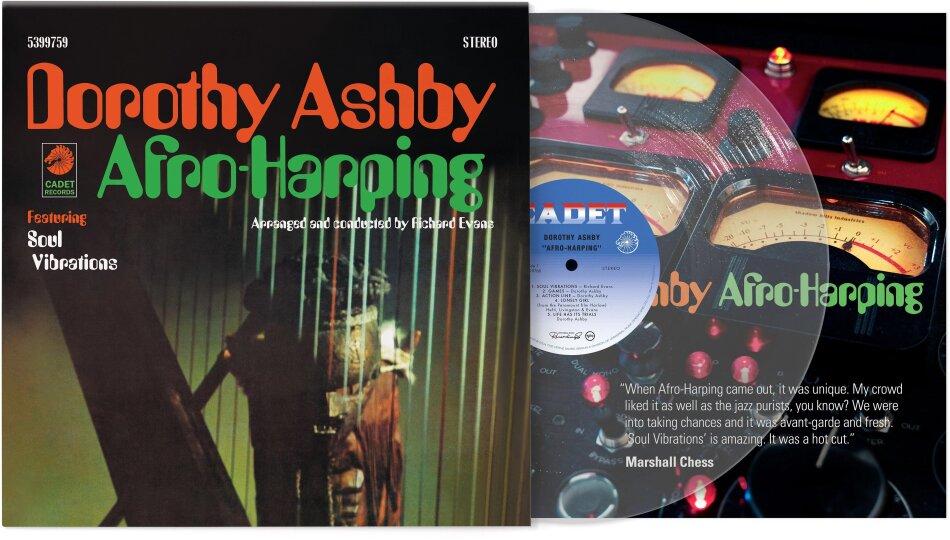 Dorothy Ashby - Afro-Harping 2024 Reissue, Limited Edition, Crystal Clear Vinyl, 2 LPs