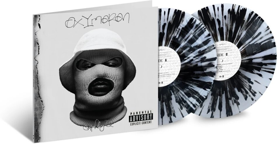 Schoolboy Q - Oxymoron 2024 Reissue, Interscope, 10th Anniversary Edition, Limited Edition, Splattered Clear & Black Vinyl, 2 LPs