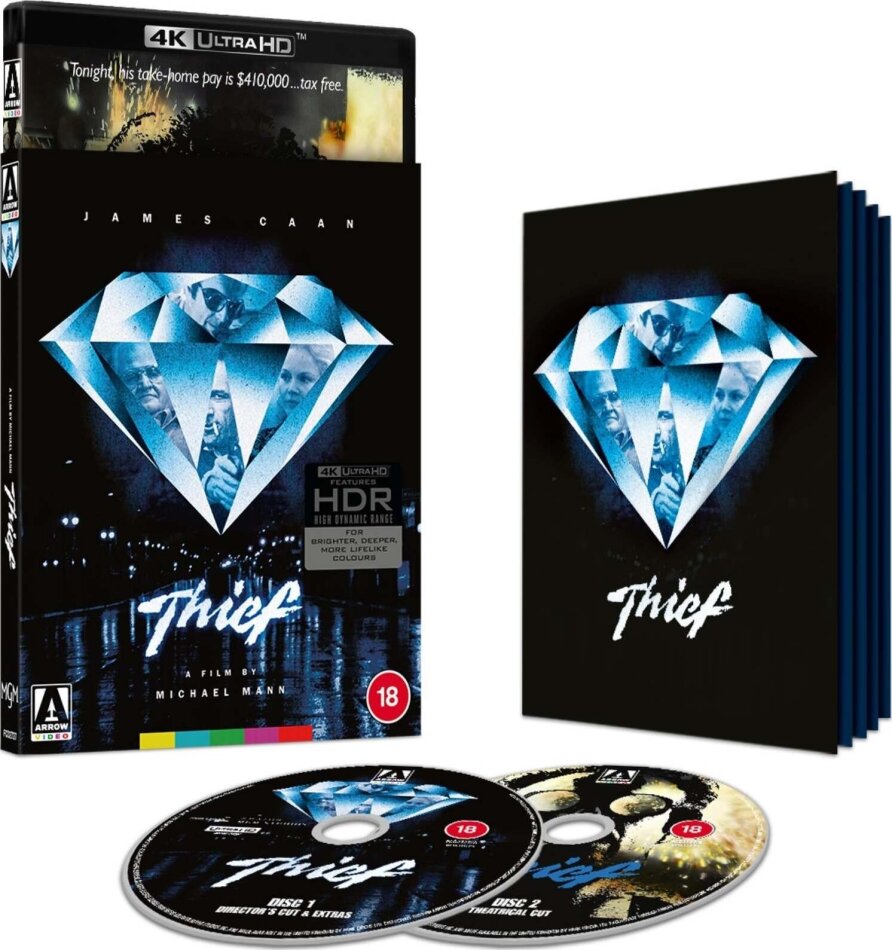 Thief (1981) Director's Cut, Kinoversion, Limited Edition, Restaurierte Fassung, 4K Ultra HD + Blu-ray