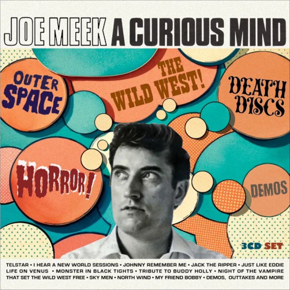 Joe Meek - Curious Mind Outer Space Horror Death Cherry Red, 3 CDs