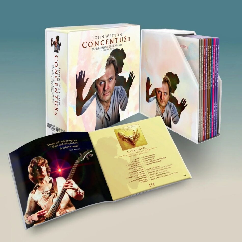 John Wetton - Concentus - The John Wetton Live Collection Vol 2 10 CDs