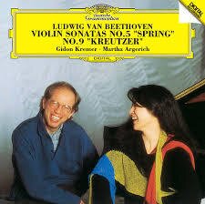 Ludwig van Beethoven (1770-1827), Gidon Kremer & Martha Argerich - Violin Sonatas No. 5 "Spring" & No. 9 "Kreutzer" Japan Edition