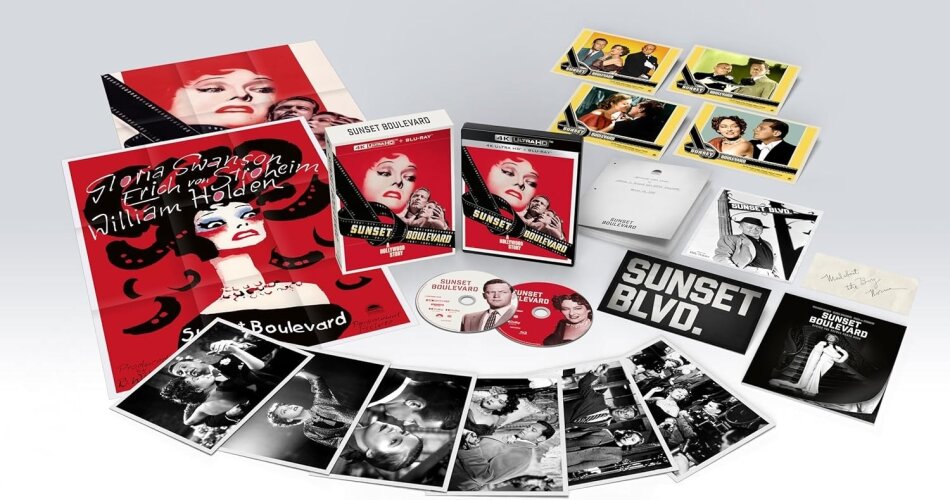 Sunset Boulevard (1950) b/w, 75th Anniversary Collector's Edition, Limited Edition, 4K Ultra HD + Blu-ray