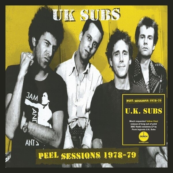 UK Subs - Peel Sessions Yellow Vinyl, LP