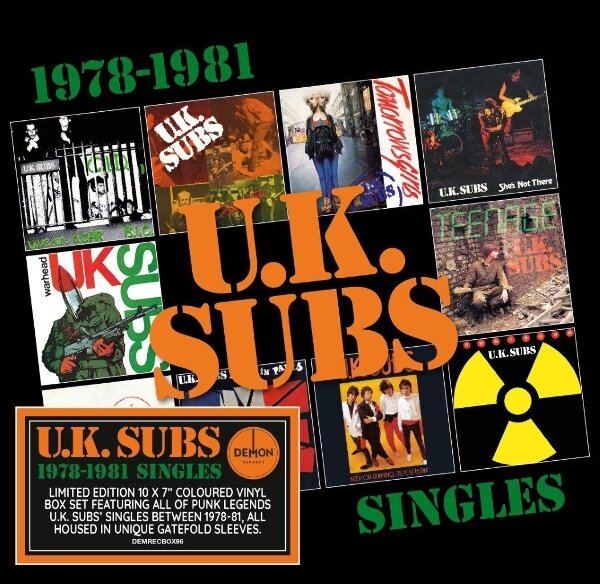 UK Subs - 1978-1981 Singles 10 7" Singles