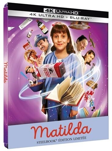 Matilda (1996) Édition Limitée, Steelbook, 4K Ultra HD + Blu-ray