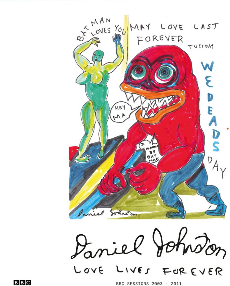 Daniel Johnston - Love Lives Forever (Bbc Sessions 2003-2011) Black Vinyl, 2 LP