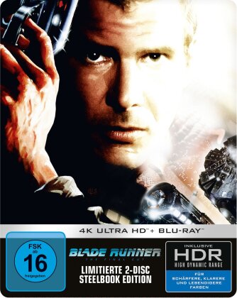 Blade Runner - The Final Cut (1982) (Limited Edition, Steelbook, 4K Ultra HD + Blu-ray)