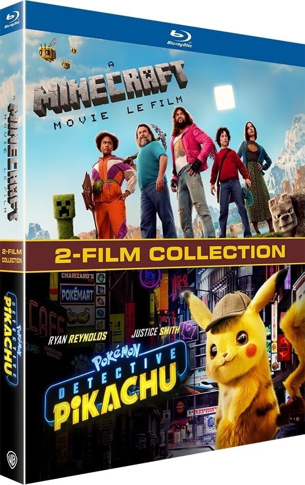 Minecraft le film (2025) / Détective Pikachu (2019) 2 Blu-ray