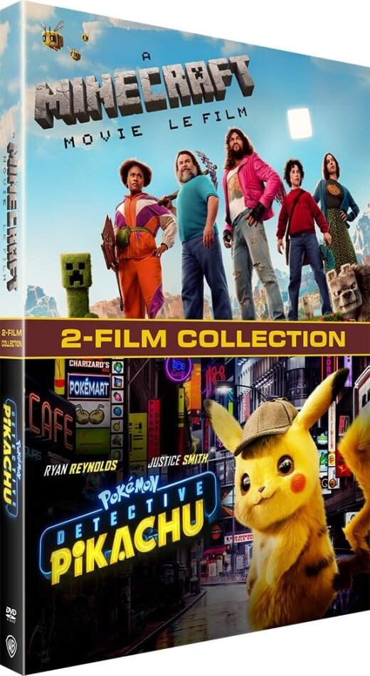 Minecraft le film (2025) / Détective Pikachu (2019) 2 DVD