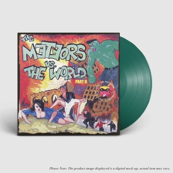 The Meteors - The Meteors Vs. The World Part II Limited Edition, Transparent Green Vinyl, LP