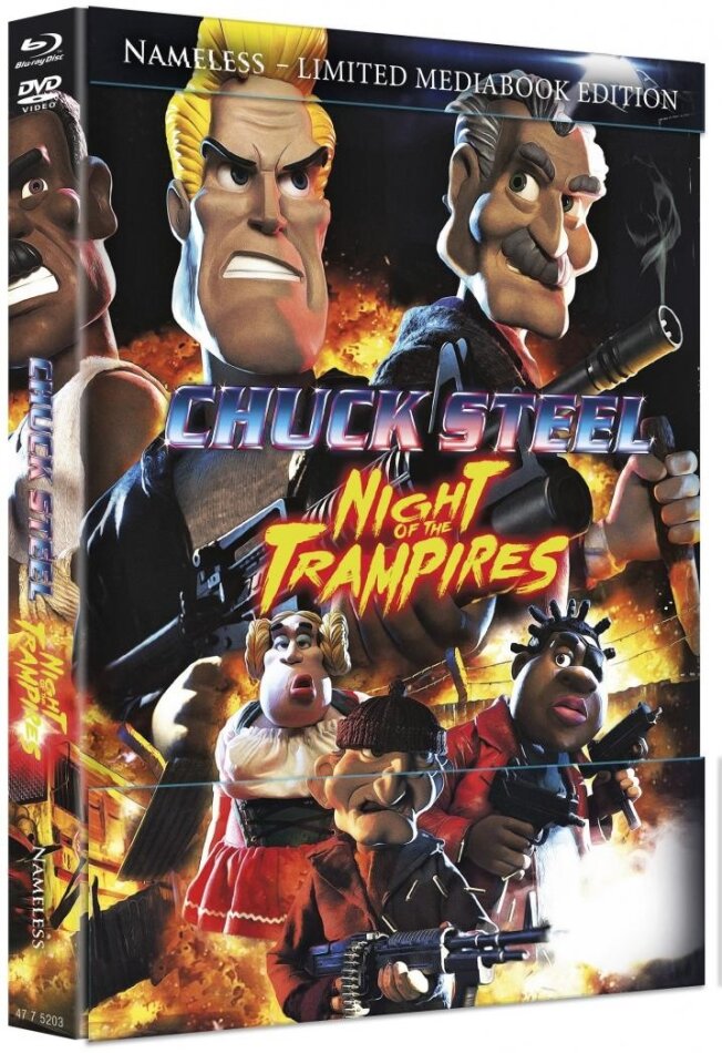 Chuck Steel: Night of the Trampires (2018) Cover A, Limited Edition, Mediabook, Blu-ray + DVD