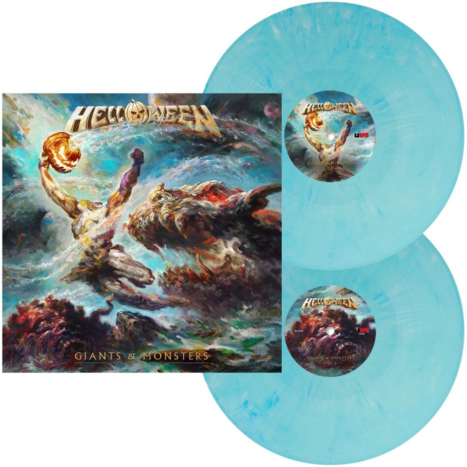 Helloween - Giants & Monsters Gatefold, Monster Light Blue Vinyl, 2 LPs