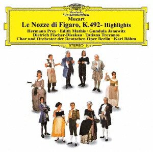 Wolfgang Amadeus Mozart (1756-1791), Karl Böhm, Edith Mathis, Gundula Janowitz, … - Le Nozze Di Figaro - Highlights Japan Edition, 2025 Reissue