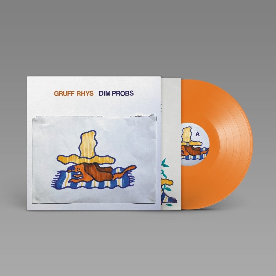 Gruff Rhys - Dim Probs Limited Edition, Orange Vinyl, LP