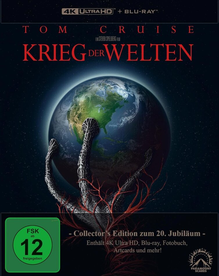 Krieg der Welten (2005) Slipcase, Paramount Scares, Limited Collector's Edition, 4K Ultra HD + Blu-ray