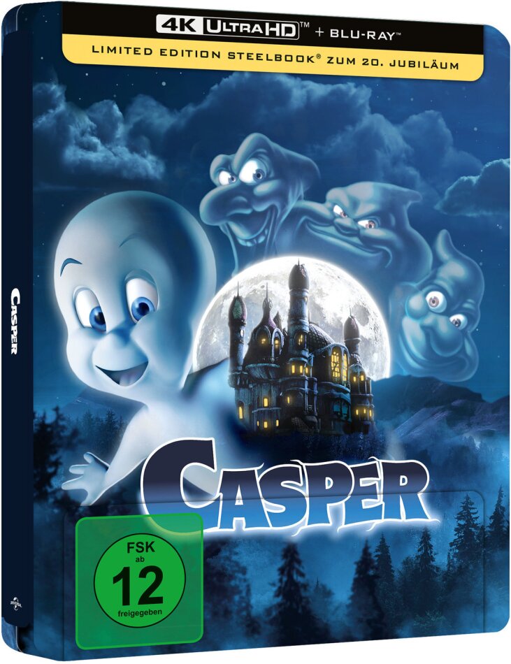 Casper (1995) Limited Edition, Steelbook, 4K Ultra HD + Blu-ray