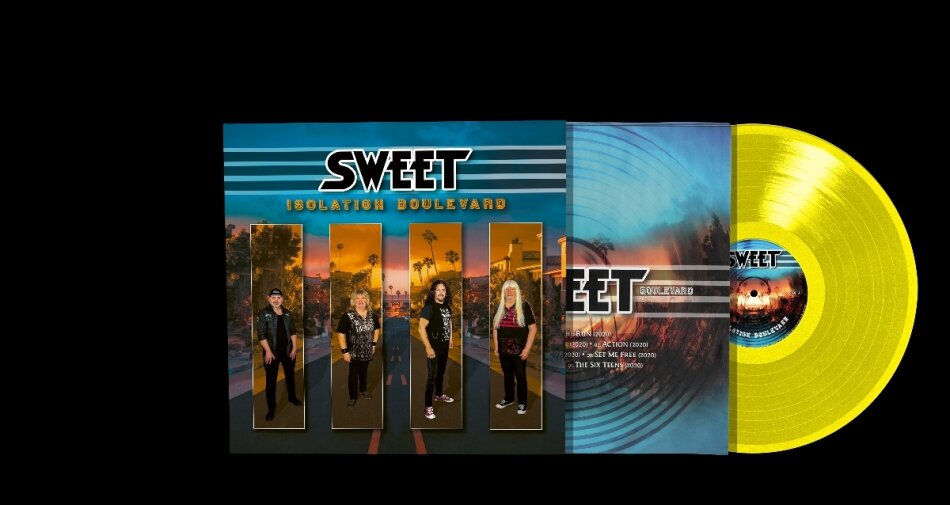 Sweet - Isolation Boulevard 2025 Reissue, Metalville, Neon Yellow Vinyl, LP