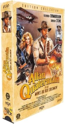 Allan Quatermain et les mines du roi Salamon (1985) (VHS Box, + Goodies, &Eacute;dition Collector Limit&eacute;e, Blu-ray + DVD)