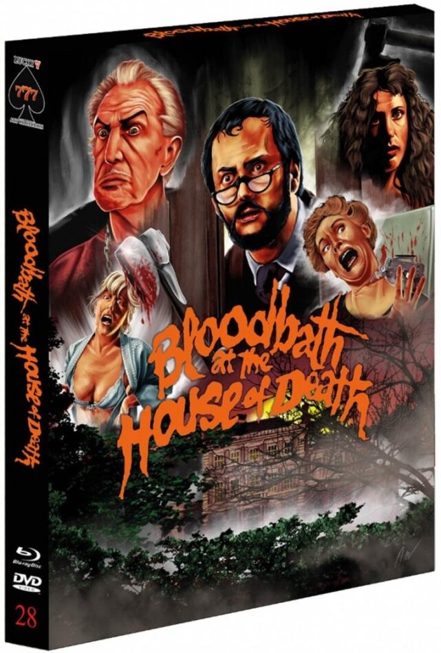 Bloodbath at the House of Death (1984) Full Sleeve Scanavo-Box, + Bierfilz, Édition Collector Limitée, Blu-ray + DVD