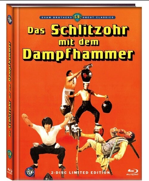 Das Schlitzohr mit dem Dampfhammer (1979) Cover C, Shaw Brothers Classics, Limited Edition, Mediabook, Uncut, Blu-ray + DVD