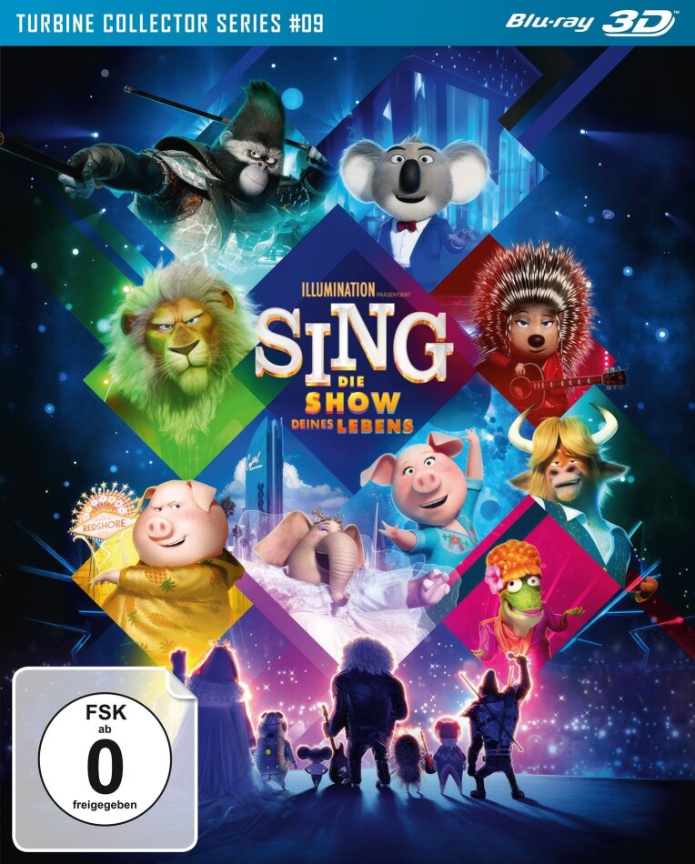 Sing 2: Die Show deines Lebens (2021) Turbine Collector Series, Flip cover