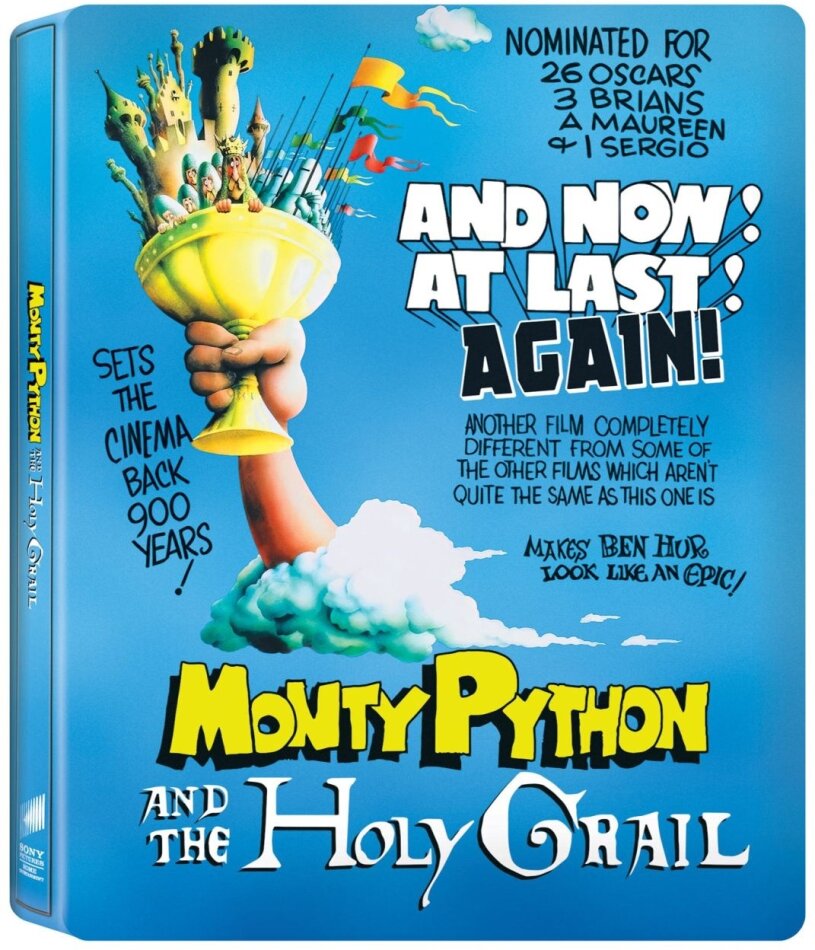 Monty Python Sacré Graal ! (1975) Limited Edition, Steelbook, 4K Ultra HD + Blu-ray