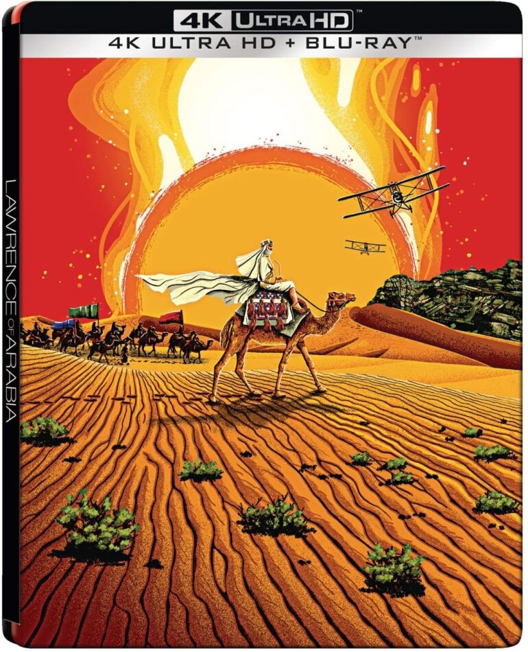 Lawrence d'Arabie (1962) Limited Edition, Steelbook, 2 4K Ultra HDs + 2 Blu-rays
