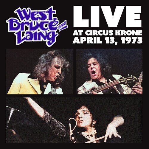 West Bruce & Laing - Live At Circus Krone Frankfurt Germany April 13 73 Gatefold, Remastered, Transparent Vinyl, 2 LPs
