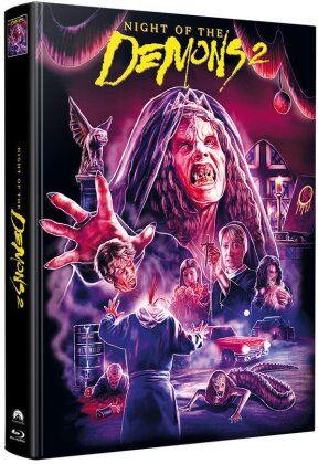 Night of the Demons 2 (1994) (Wattiert, Limited Edition, Mediabook, Uncut, 2 Blu-rays)