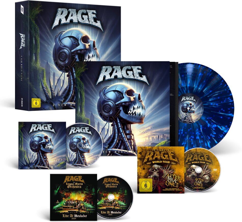 Rage - A New World Rising Fanbox, LP + 2 CDs + DVD