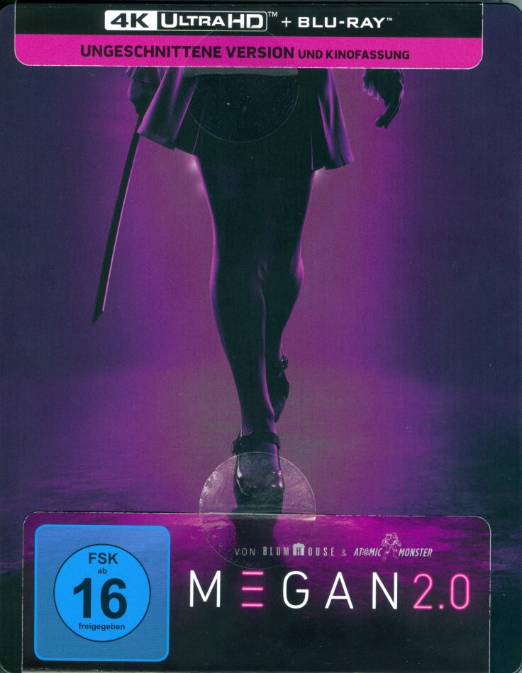 M3GAN 2.0 (2025) Cinema Version, Limited Edition, Steelbook, Uncut, 4K Ultra HD + Blu-ray