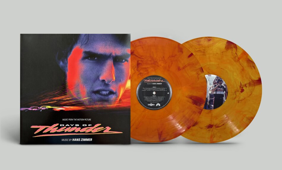 Hans Zimmer - Days Of Thunder (Tage Des Donners) - OST 2025 Reissue, limited to 500 copies, Gatefold, Expanded, Enjoy The Ride, Sunspot Vinyl, 2 LPs