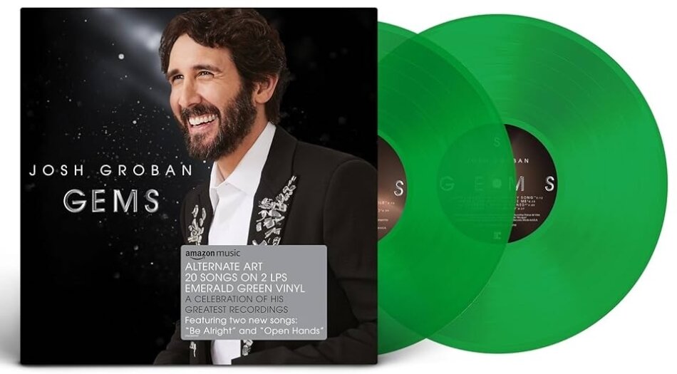 Josh Groban - Gems Limited Edition, Emerald Green Vinyl , 2 LPs