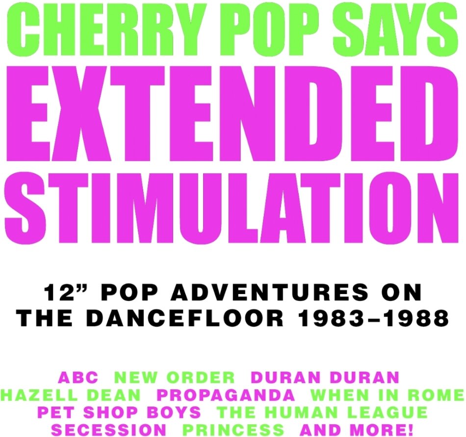 Extended Stimulation: 12-Inch Pop Adventures On Cherry Pop Records, 4 CDs
