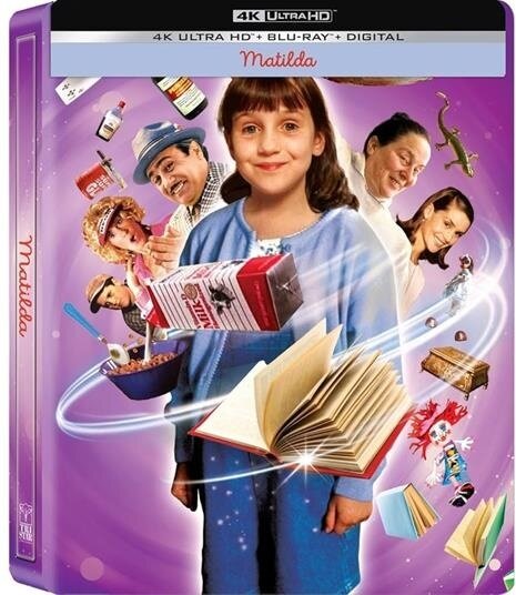 Matilda (1996) Édition Limitée, Steelbook, 4K Ultra HD + Blu-ray