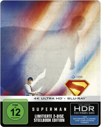Superman (2025) (Cover A, Limited Edition, Steelbook, 4K Ultra HD + Blu-ray)