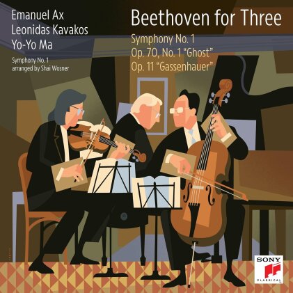 Ludwig van Beethoven (1770-1827), Leonidas Kavakos, Yo-Yo Ma & Emmanuel Ax - Beethoven for Three - Symphony 1 arr. by Shai Wosner - Piano Trios Op. 70 & 11