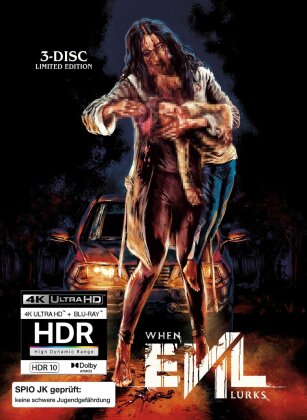 When Evil Lurks (2023) (Cover A, Limited Edition, Mediabook, Uncut, 4K Ultra HD + 2 Blu-rays)