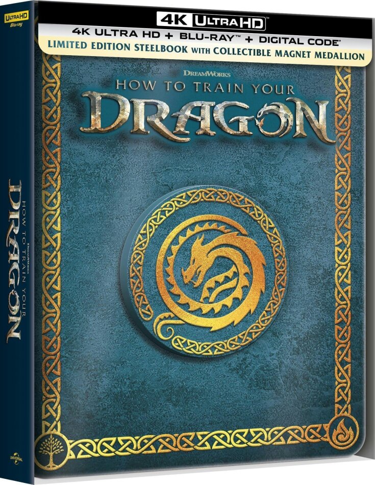 How to Train Your Dragon (2025) + Magnetic Medallion, Limited Edition, Steelbook, 4K Ultra HD + Blu-ray
