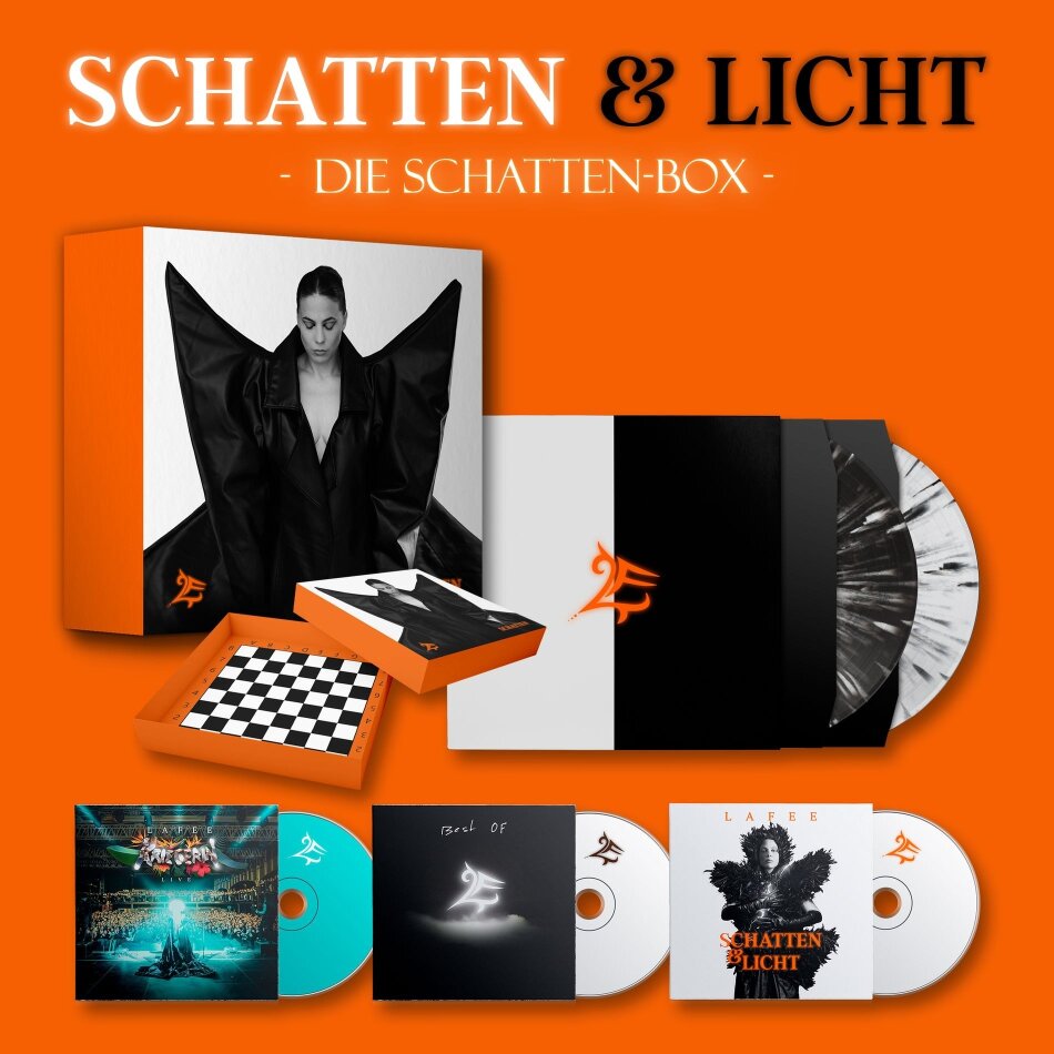 Lafee - Schatten & Licht Schatten Box, 2 LPs + 3 CDs
