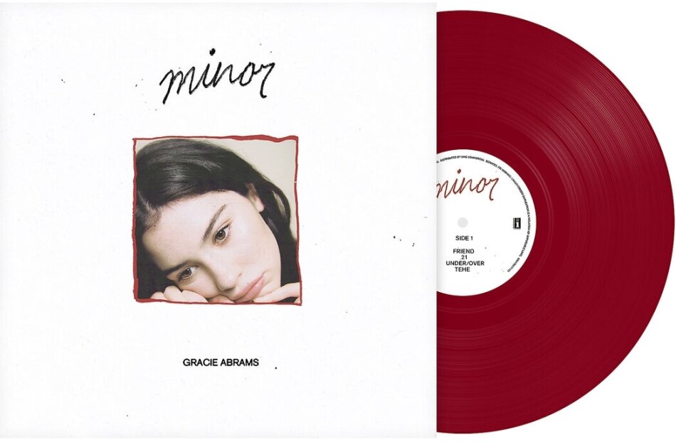 Gracie Abrams - Minor 2025 Reissue, Interscope, 5th Anniversary Edition, Red Vinyl, LP