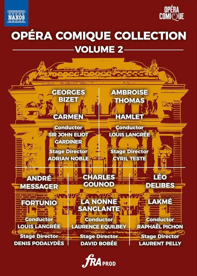 Orchestra of the Opéra-Comique Paris, Sir John Eliot Gardiner & Louis Langrée - Opéra Comique Collection: Volume 2 - Carmen / Hamlet 6 DVDs