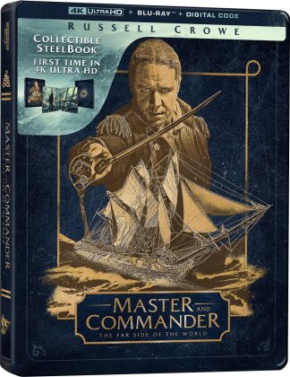 Master and Commander - The Far Side of the World (2003) (Limited Edition, Steelbook, 4K Ultra HD + Blu-ray)