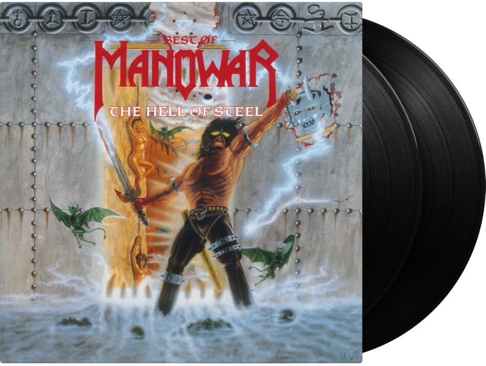 Manowar - The Hell Of Steel: Best Of Manowar 2025 Reissue, Music On Vinyl, 2 LPs